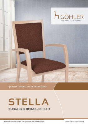 Göhler Sitzmöbel GmbH - Sitzmöbel für jede Gelegenheit: Titel Prospekt STELLA